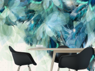 Фотошпалери Сині пір'я - 1