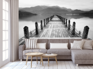 Фотообои Чб мостик расширяющий - 3