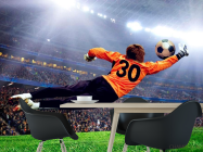 Фотошпалери Воротар ловить м'яч - 1