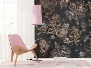 Фотошпалери коричневі квіти - 4