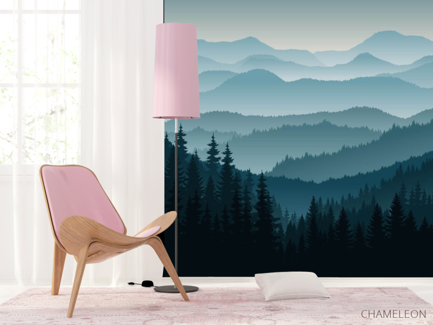 Фотошпалери гори і ліс - 4