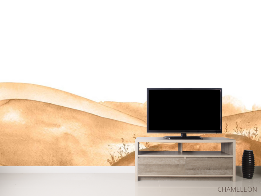 Фотообои Оранжевые разводы - 2