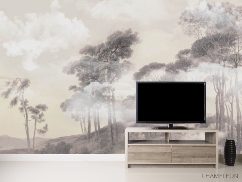 Фотообои Деревья в тумане - 2