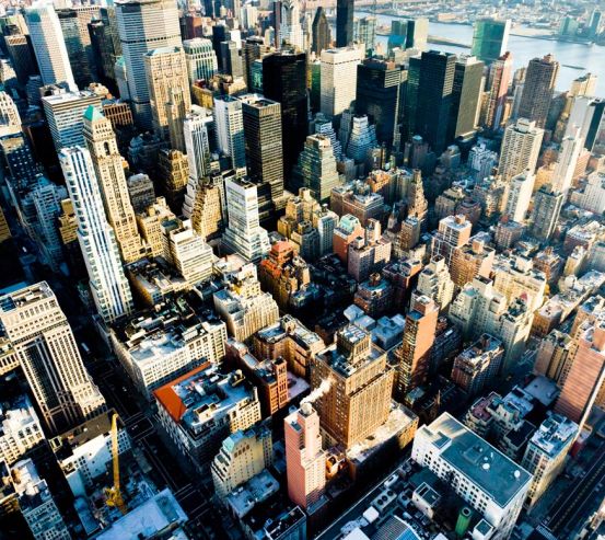 Фотообои Город Нью-Йорк с высоты 0044