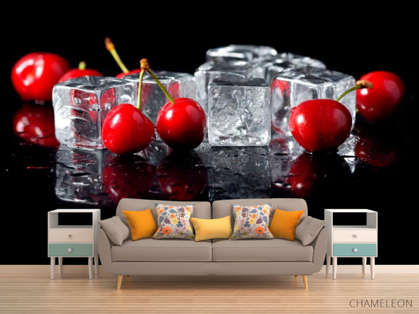 Фотообои Лёд, черешня - 1