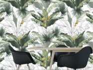 Фотошпалери бананове листя - 1