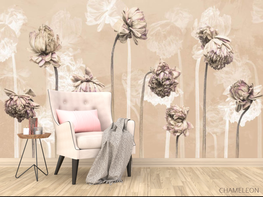 Фотообои Минималистичные цветы - 4