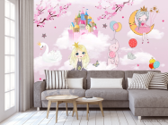 Фотообои Розовые принцессы - 3