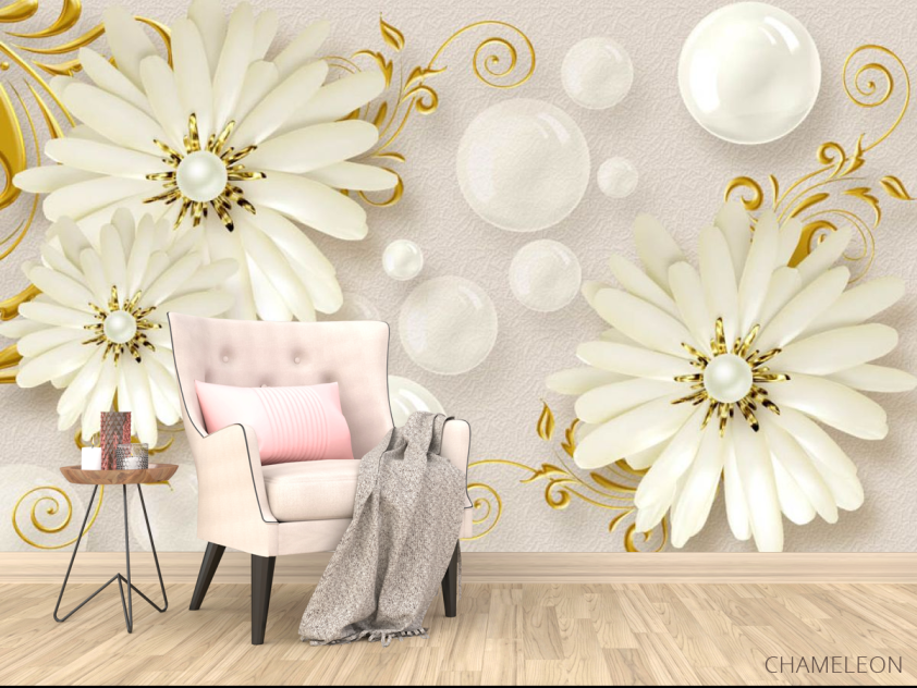 Фотообои Цветы брошки - 4