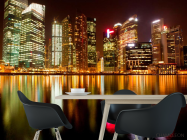 Фотошпалери Будинки,відблиски, вода - 1