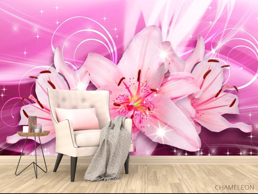 Фотообои Лилии 3д - 4