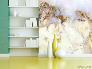 Фотошпалери мармур з золотом - 3