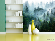 Фотошпалери ліс в тумані - 3