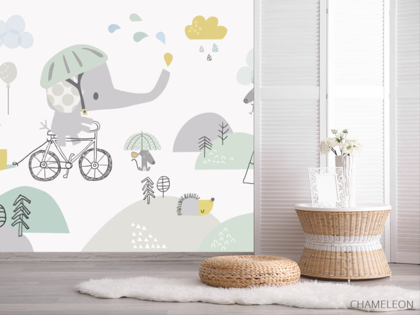 Фотошпалери милий слоник - 2