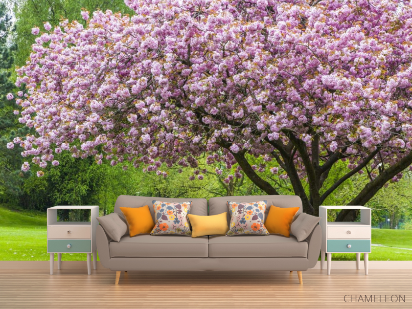 Фотообои дерево в цвете - 1