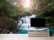 Фотообои водопад каменные ступеньки - 2