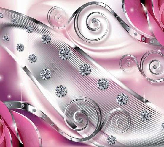 Фотошпалери Троянди з камінням 22445