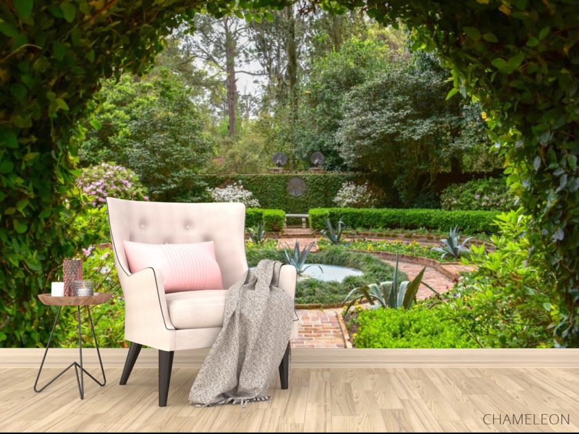 Фотообои Арка в саду - 4