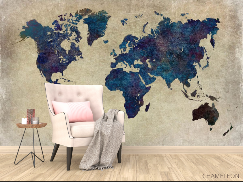 Фотообои Карта винтажная - 4