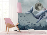 Фотошпалери Синій кит - 4