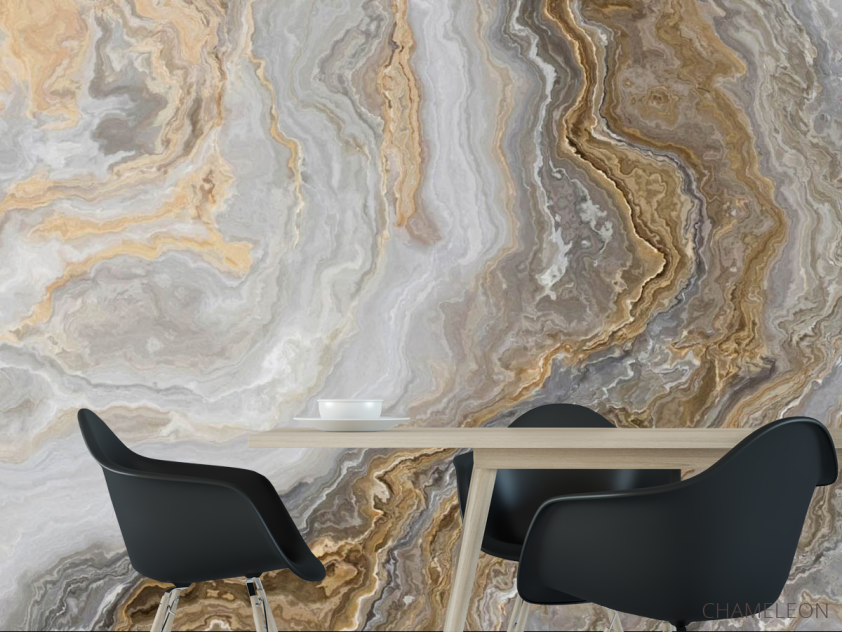 Фотошпалери коричневий мармур - 1