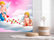 Фотошпалери Купідони на хмарі - 2