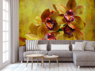 Фотообои Зеленые цветы - 3