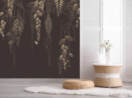 Фотошпалери Лайн арт гілки - 2