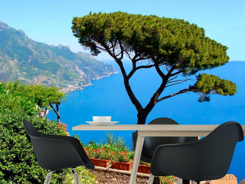 Фотошпалери Дерево над фортецею - 1