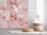 Фотошпалери Рожевий Fluid art - 2