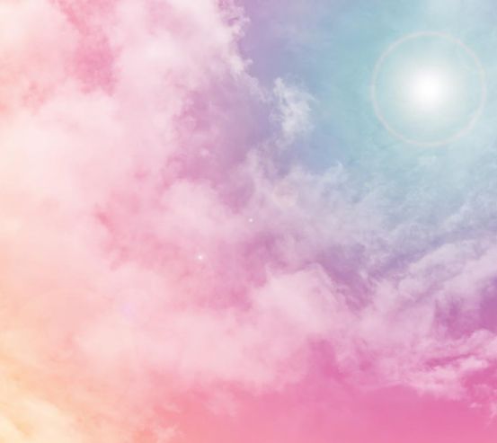 Фотообои солнечное розовое небо 21080