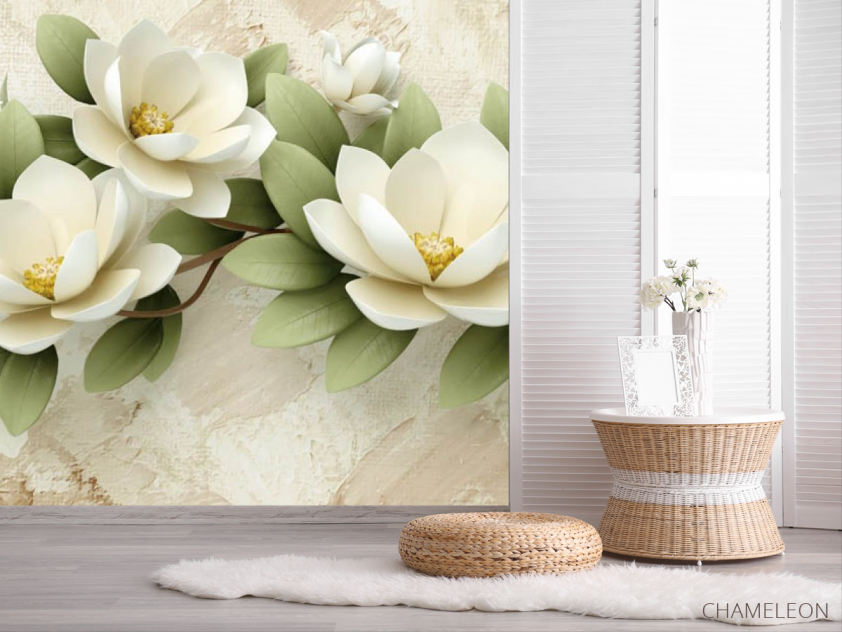 Фотошпалери 3D лотоси - 2