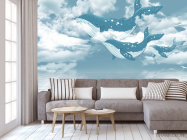 Фотообои синий кит - 3