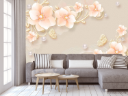 Фотообои 3Д Цветы - 3