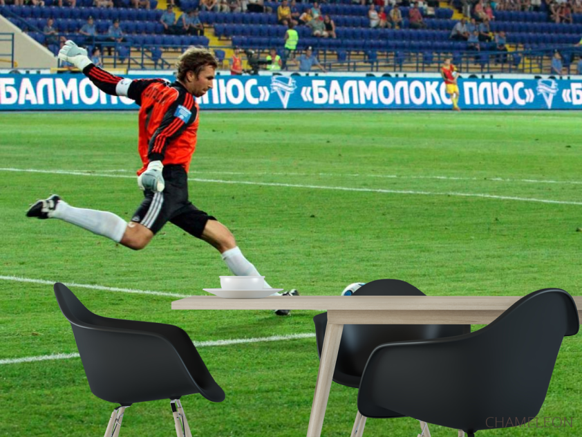 Фотообои Вратарь начинает атаку - 1