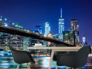 Фотошпалери нічне місто, міст - 1