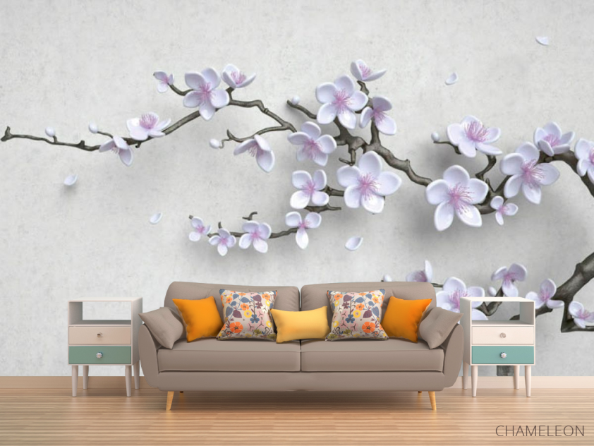 Фотообои 3d ветка - 1