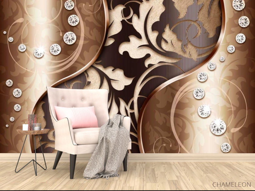 Фотообои 3d узор и камни - 4