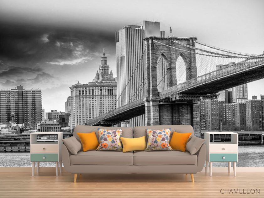 Фотообои Древний мост Бруклинский - 1