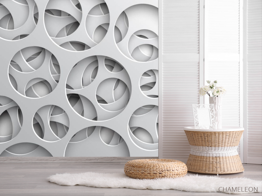 Фотообои 3д круги - 2