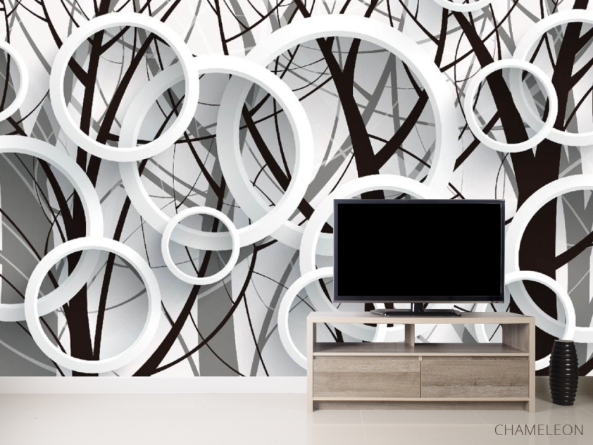 Фотообои 3д круги - 2