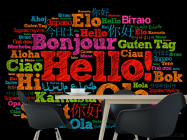 Фотошпалери Приветсвие на різних мовах - 1