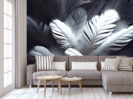 Фотообои Перья 3д - 3