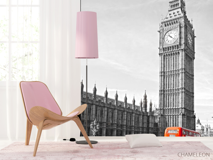 Фотошпалери червоний автобус біля Біг Бена в Лондоні - 4