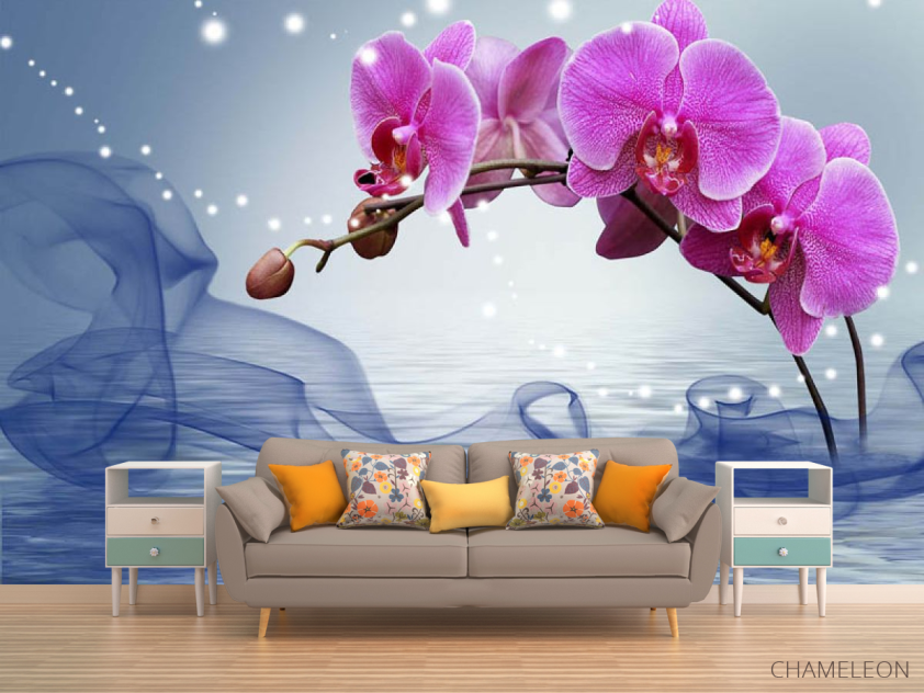 Фотообои 3д орхидея - 1