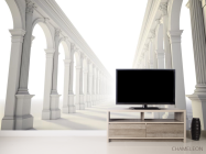 Фотообои Коридор белые арки - 2