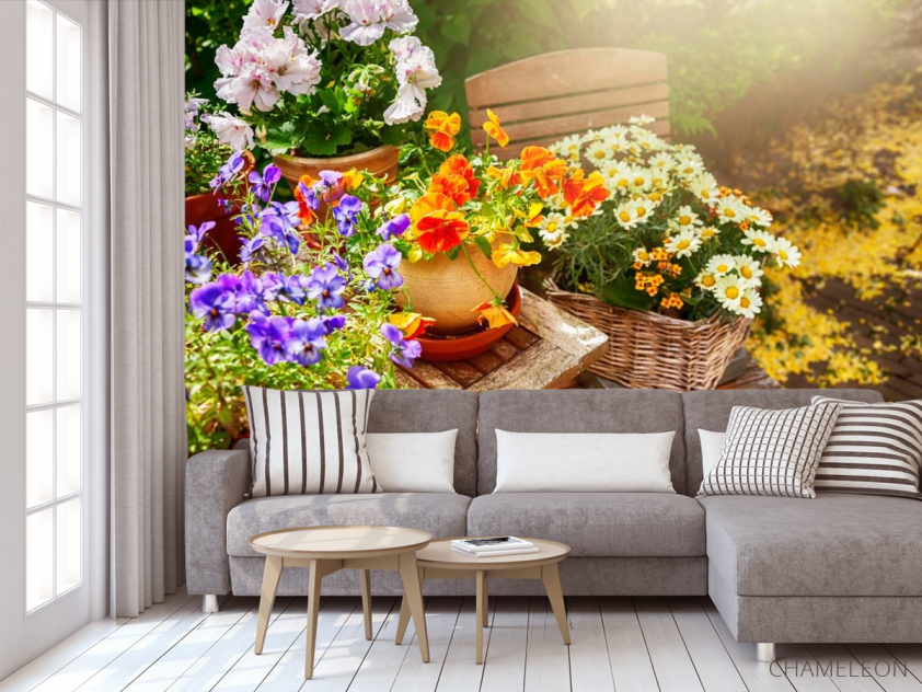 Фотообои Ромашки - 3