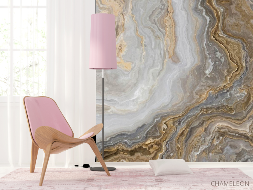 Фотошпалери коричневий мармур - 4