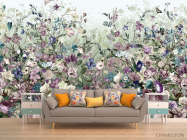 Фотообои Цветочная стенка - 1