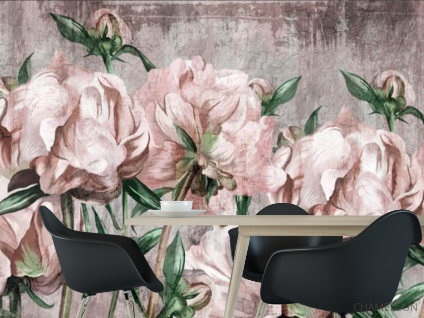 Фотошпалери Вінтажні півонії - 1